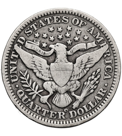 USA. 1/4 dolara ,,Barber Quarter" 1906 O, Nowy Orlean