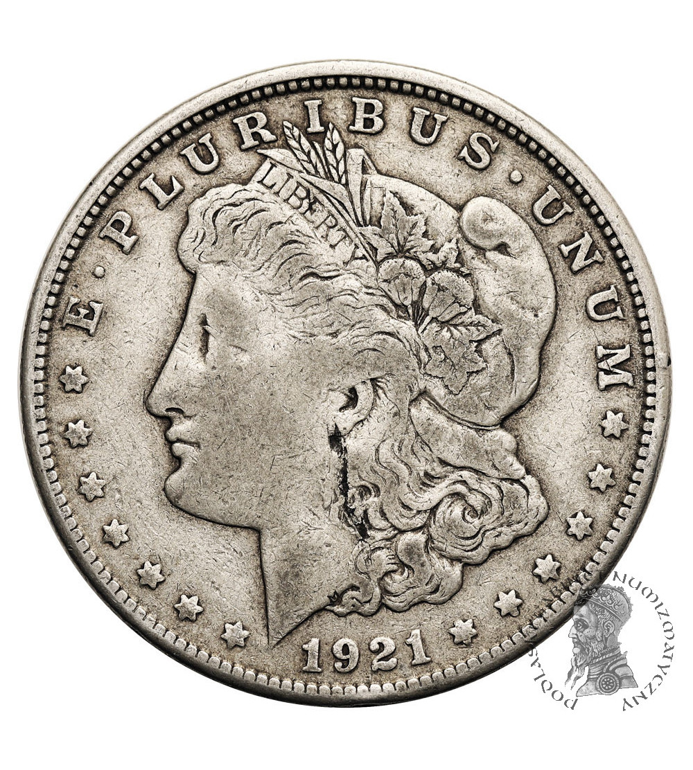 USA. Morgan Dollar 1921, Philadelphia USA. Morgan Dollar 1921, Philadelphia