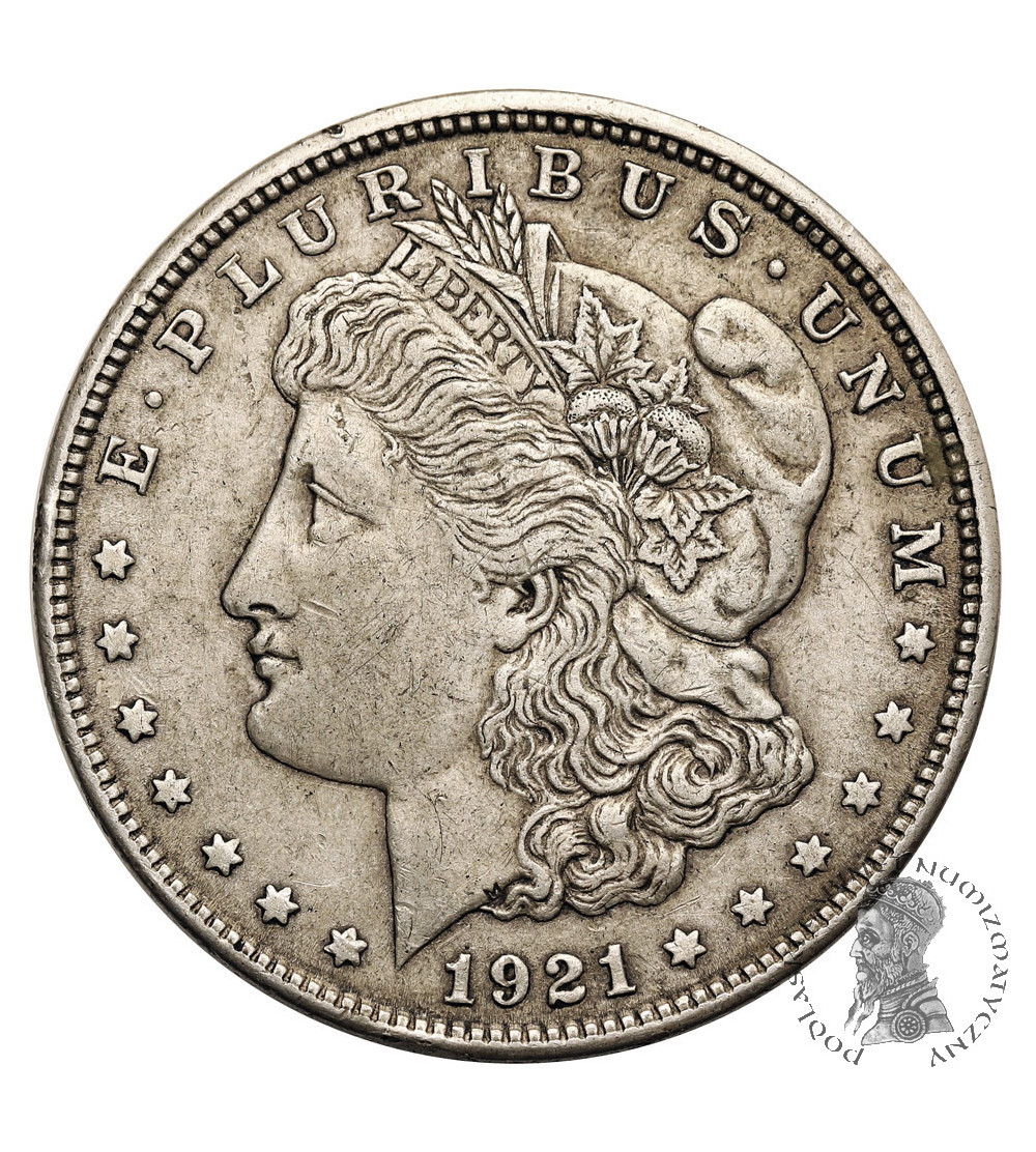 USA. Morgan Dollar 1921, Philadelphia USA. Morgan Dollar 1921, Philadelphia