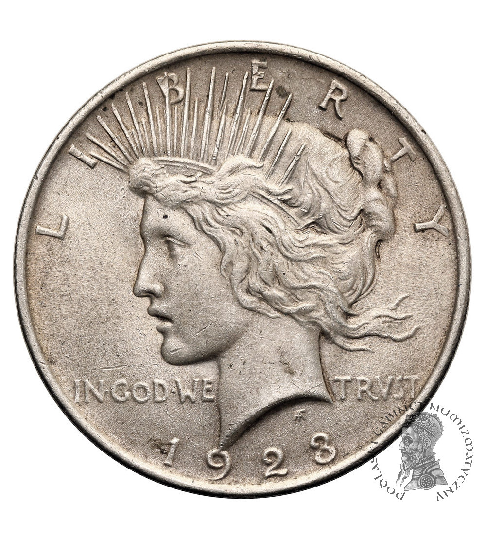 USA. 1 dolar 1923, Filadelfia, "Peace Dollar" USA. 1 dolar 1923, Filadelfia, "Peace Dollar"