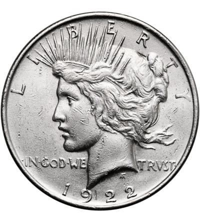 USA. 1 Dollar 1922, Philadelphia, “Peace Dollar”