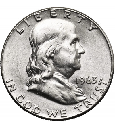 USA. 1/2 Dollar 1963, Philadelphia - "Franklin Half Dollar"