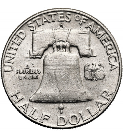 USA. 1/2 dolara 1962 D, Denver - ,,Franklin Half Dollar"