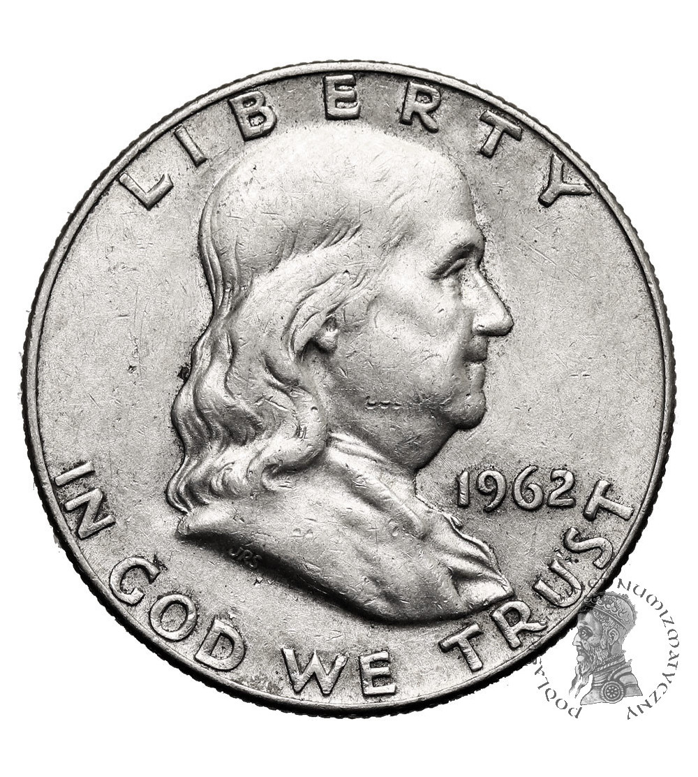 USA. 1/2 Dollar 1962 D, Denver - "Franklin Half Dollar" USA. 1/2 Dollar 1962 D, Denver - "Franklin Half Dollar"