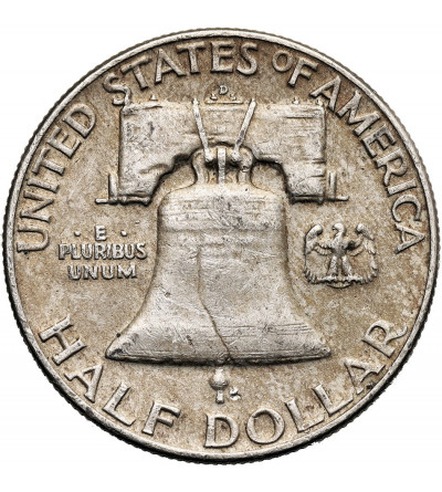 USA. 1/2 dolara 1953 D, Denver - ,,Franklin Half Dollar"