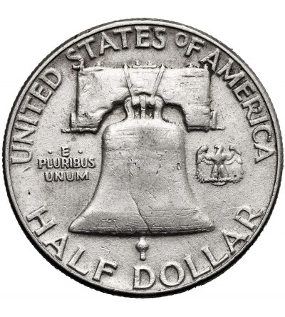 USA. 1/2 Dollar 1952, Philadelphia - "Franklin Half Dollar"