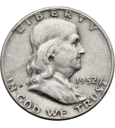 USA. 1/2 Dollar 1952 D, Denver - "Franklin Half Dollar"