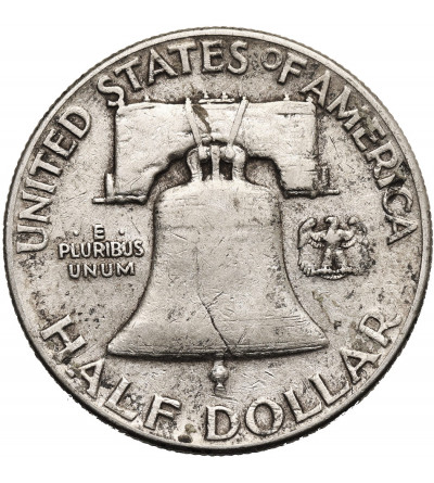 USA. 1/2 dolara 1949, Filadelfia - ,,Franklin Half Dollar"