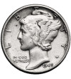 USA. 10 Cents “Mercury Dime” 1945, Philadelphia