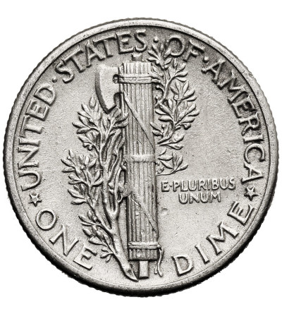 USA. 10 Cents “Mercury Dime” 1945, Philadelphia