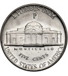USA. 5 Cents 1942 P, “Jefferson Wartime Nickel”, Philadelphia