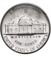 USA. 5 Cents 1945 S, “Jefferson Wartime Nickel”, San Francisco