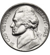 USA. 5 centów 1945 S, ,,Jefferson Wartime Nickel", San Francisco