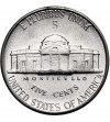 USA. 5 centów 1945 S, ,,Jefferson Wartime Nickel", San Francisco