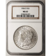 USA. Morgan Dollar 1904 O, New Orleans - NGC MS 63