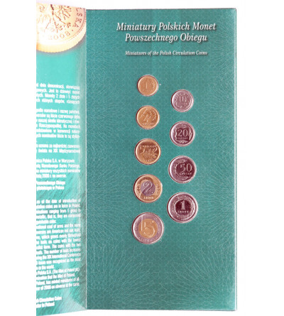 Poland. Miniatures of the Polish Circulation Coins 2008, Official Annual Set