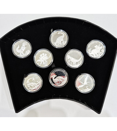 Poland. Set of 8 medals “Dinosauria” Collection 2009 - Proof