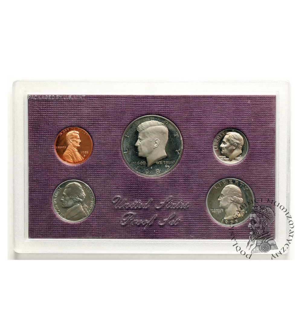 USA. Proof set 1985 S, San Francisco