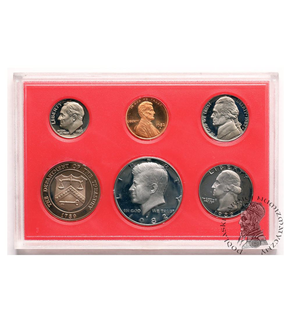 USA. Proof set 1982 S, San Francisco