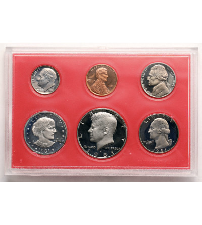 USA. Proof set 1981 S, San Francisco