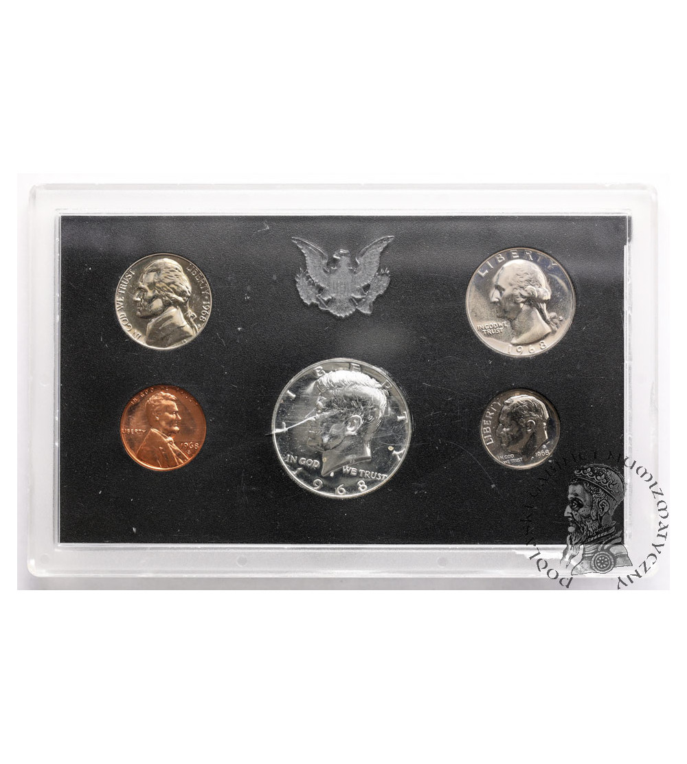 USA. Proof set 1968 S, San Francisco