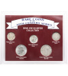 USA. Collection of 5 Silver coins, “Dime and Quarter Collection”