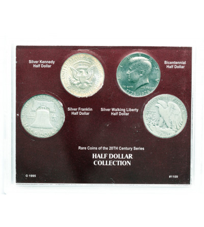 USA. Collection of 4 coins, “Half Dollar Collection”