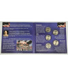 USA. Set of 5 x 25 Cents (Quarter Dollar) 2002, Accession of Additional States to the American Federation