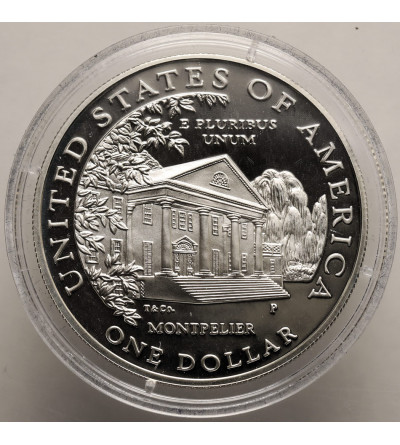 USA. 1 dolar 1999 P, Filadelfia, Dolley Madison, Montpelier - Proof