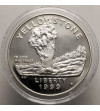 USA. 1 Dollar 1999 P, Philadelphia, 125th Anniversary of Yellowstone - Proof