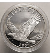 USA. 1 Dollar 2008 P, Philadelphia, Recovery of the American Bald Eagle Population - National Emblem - Proof