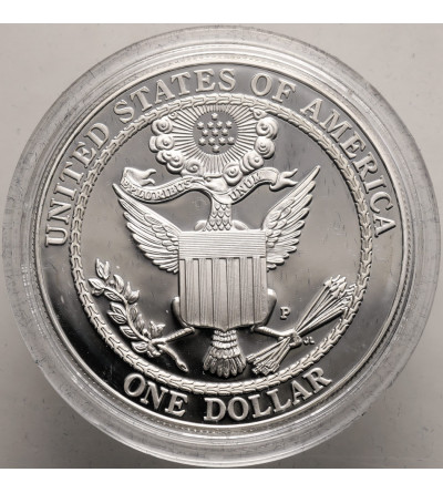 USA. 1 Dollar 2008 P, Philadelphia, Recovery of the American Bald Eagle Population - National Emblem - Proof