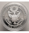 USA. 1 Dollar 2008 P, Philadelphia, Recovery of the American Bald Eagle Population - National Emblem - Proof