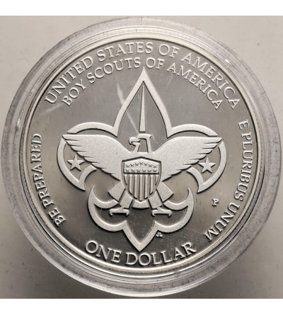 USA. 1 Dollar 2010 P, Philadelphia, 100th anniversary of the Boy Scouts of America - Proof