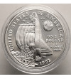 USA. 1 dolar 1992 P, Filadelfia, 500 rocznica odkrycia Ameryki przez Kolumba - Proof