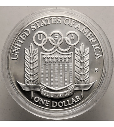 USA. 1 dolar 1992 S, San Francisco, XXV Letnie Igrzyska Olimpijskie Barcelona - Proof