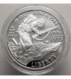 USA. 1 dolar 1995 W, West Point, D-Day, 50 rocznica zakończenia II Wojny Światowej - Proof