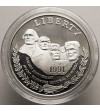 USA. 1 Dollar 1991 S, San Francisco, Mount Rushmore National Memorial - Proof