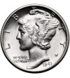 USA. 10 Cents “Mercury Dime” 1941 D, Denver