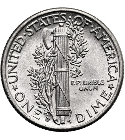 USA. 10 Cents “Mercury Dime” 1941 D, Denver