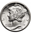 USA. 10 centów ,,Mercury Dime" 1943 D, Denver