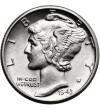 USA. 10 Cents “Mercury Dime” 1943 D, Denver