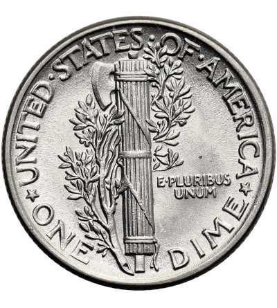 USA. 10 Cents “Mercury Dime” 1943, Philadelphia