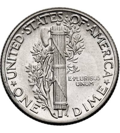 USA. 10 Cents “Mercury Dime” 1943, Philadelphia