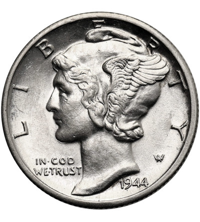USA. 10 Cents “Mercury Dime” 1944 D, Denver