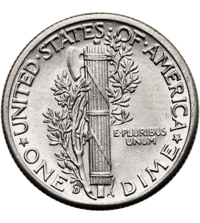 USA. 10 Cents “Mercury Dime” 1944 D, Denver