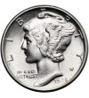 USA. 10 Cents “Mercury Dime” 1945, Philadelphia