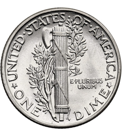 USA. 10 Cents “Mercury Dime” 1945, Philadelphia