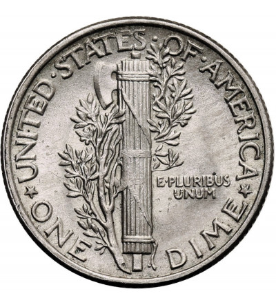USA. 10 Cents “Mercury Dime” 1945, Philadelphia