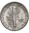 USA. 10 Cents “Mercury Dime” 1945, Philadelphia